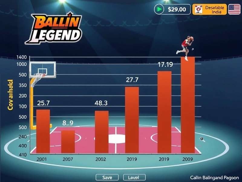 Ballin Legend India gameplay screenshot showing basketball action